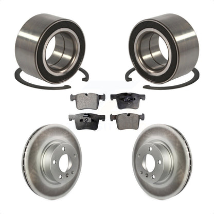 Kit de rotors et plaquettes de frein à disque enduits de roulement de roue avant pour BMW X3 2011 – 2012