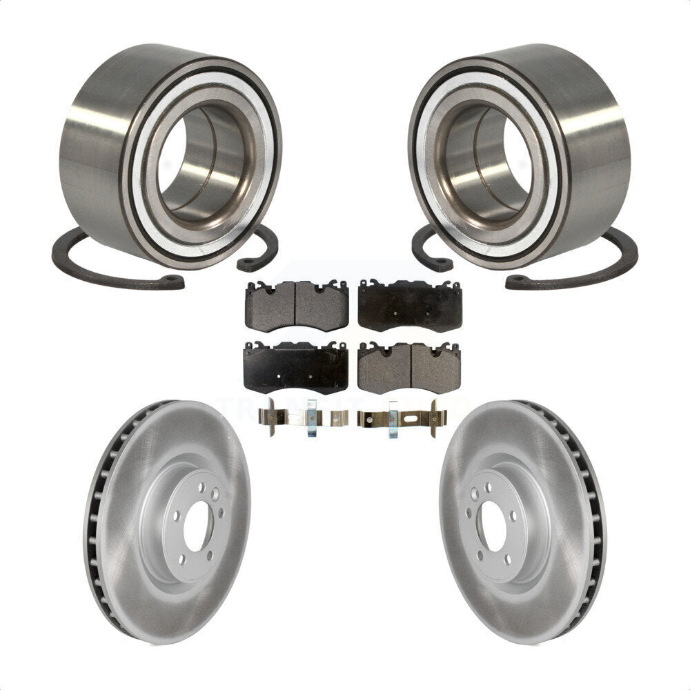 Kit de Rotor et de plaquettes de frein à disque revêtu de roulement de roue avant, pour Land Rover Range Spor