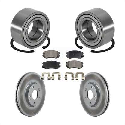 Kit de plaquettes de Rotor de frein à disque enduit de roulement de roue avant, pour Hyundai Azera Kia Amant