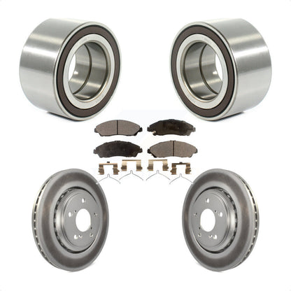 Kit de rotor et de plaquettes de frein avec roulement de roue avant, pour Honda Ridgelin 2017 – 2019