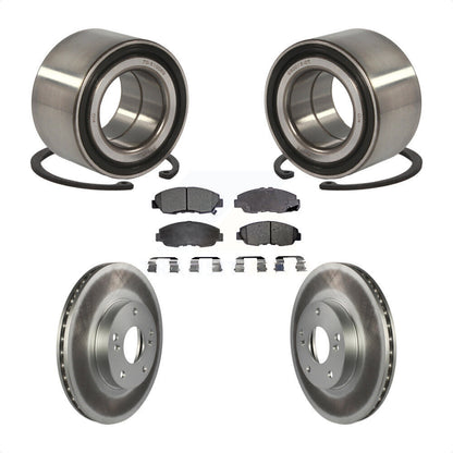 Kit de plaquettes de Rotor de frein enduit de roulement de roue avant, pour Honda Civic GX 2011 avec 1.8