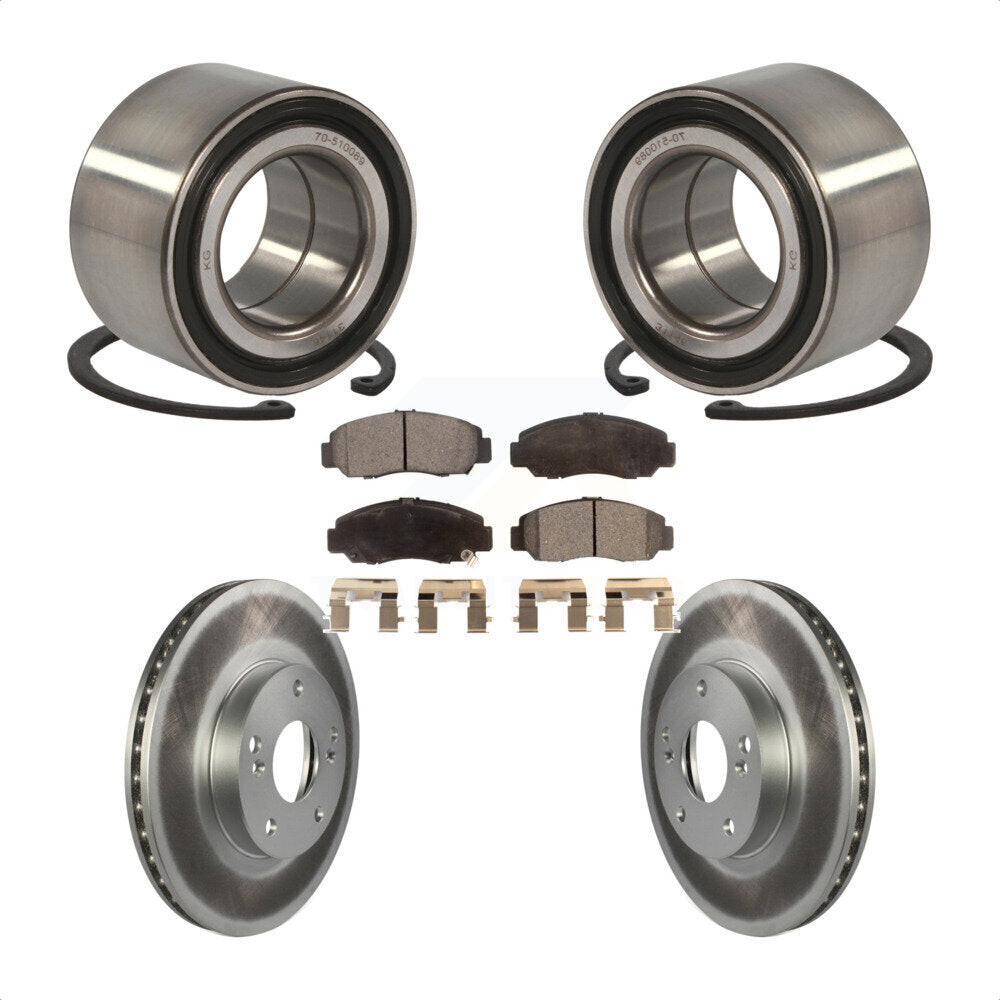 Kit de plaquettes de Rotor de frein, manteau de roulement de roue avant pour Honda Civic GX 06-10 avec 1.8