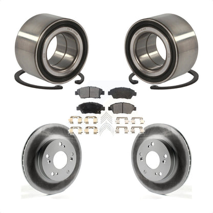 Kit de Rotor et plaquettes de frein à disque revêtu de roulement de roue avant, pour Honda Civic Acura IL