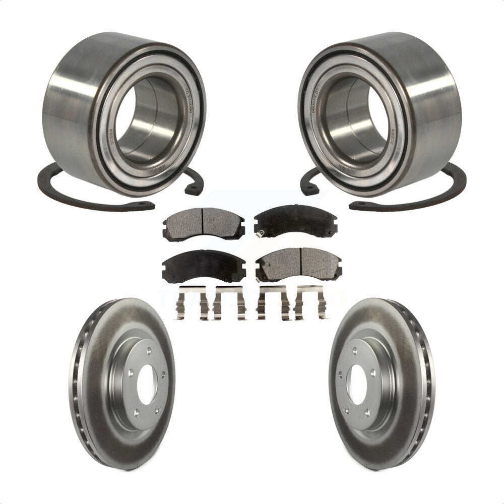 Kit de rotor et de plaquettes de frein avec roulement de roue avant, pour Mitsubishi Lancer FW 2017