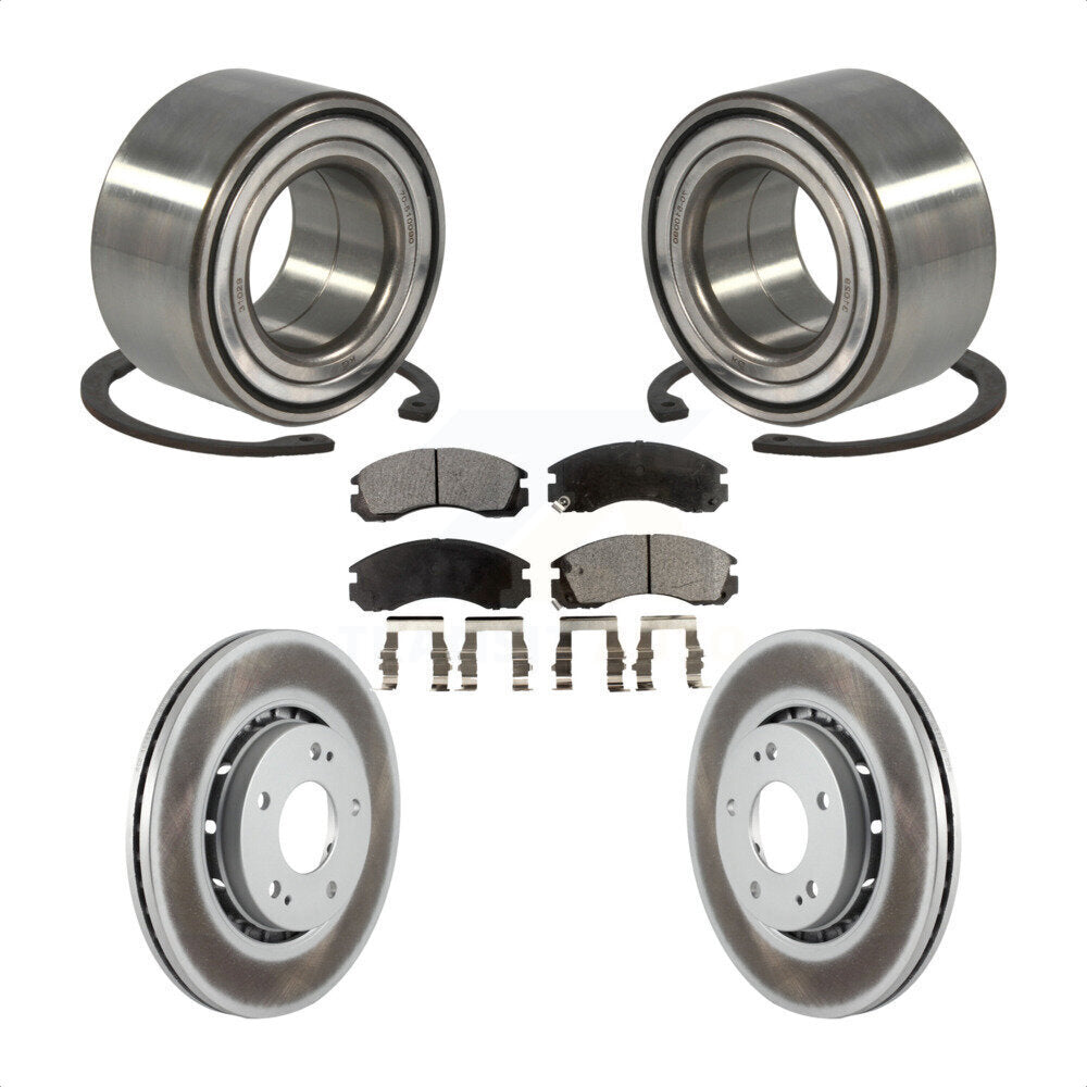 Kit de plaquettes de Rotor de frein, manteau de roulement de roue avant pour Mitsubishi Lancer 09 à partir de 04