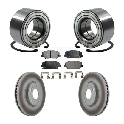 Kit de plaquettes de Rotor de frein enduit de roulement de roue avant, pour Hyundai Veloster Turbocharge