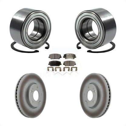 Kit de plaquettes de Rotor de frein à disque revêtu de roulement de roue avant, pour Kia Forte Forte5 Hyunda