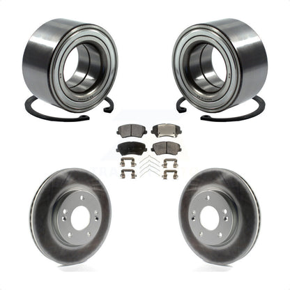Kit de plaquettes de Rotor de frein enduites de roulement de roue avant, pour Kia Forte Hyundai Elantra G