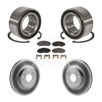 Kit de Rotor et de plaquettes de frein à disque revêtu de roulement de roue avant, pour Honda Accord Acura TS
