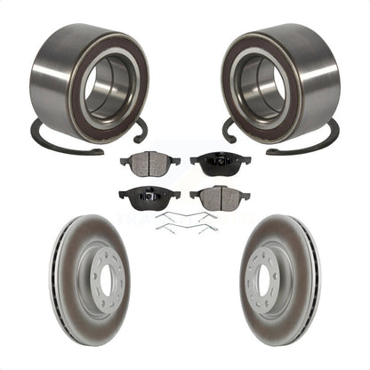 Kit de rotors et plaquettes de frein à disque enduits de roulement de roue avant pour Mazda 3 5 Sport