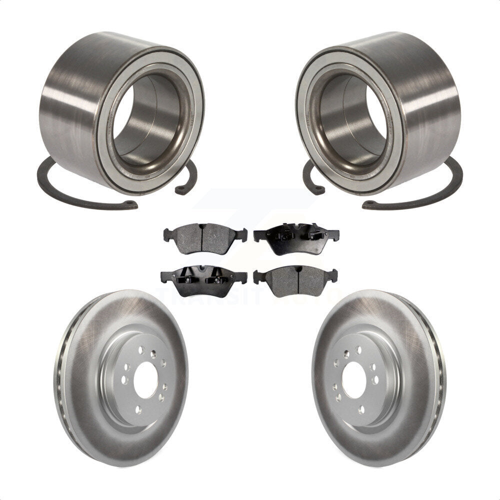 Kit de plaquettes de Rotor de frein enduit de roulement de roue avant, pour Mercedes-Benz ML45 2010 – 2011