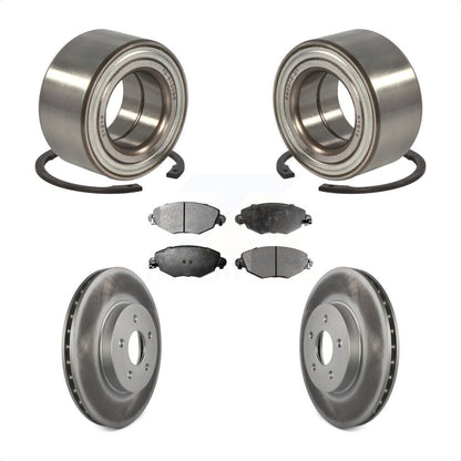 Kit de plaquettes de Rotor de frein à disque revêtues de roulement de roue avant, pour Jaguar x-typ 2002 – 2008