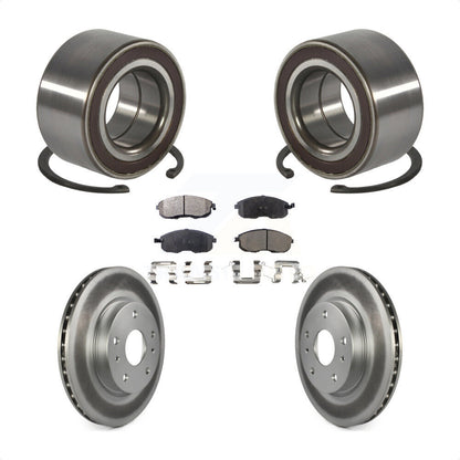 Kit de Rotor et de plaquettes de frein à disque enduit de roulement de roue avant pour Suzuki SX4 Crossove