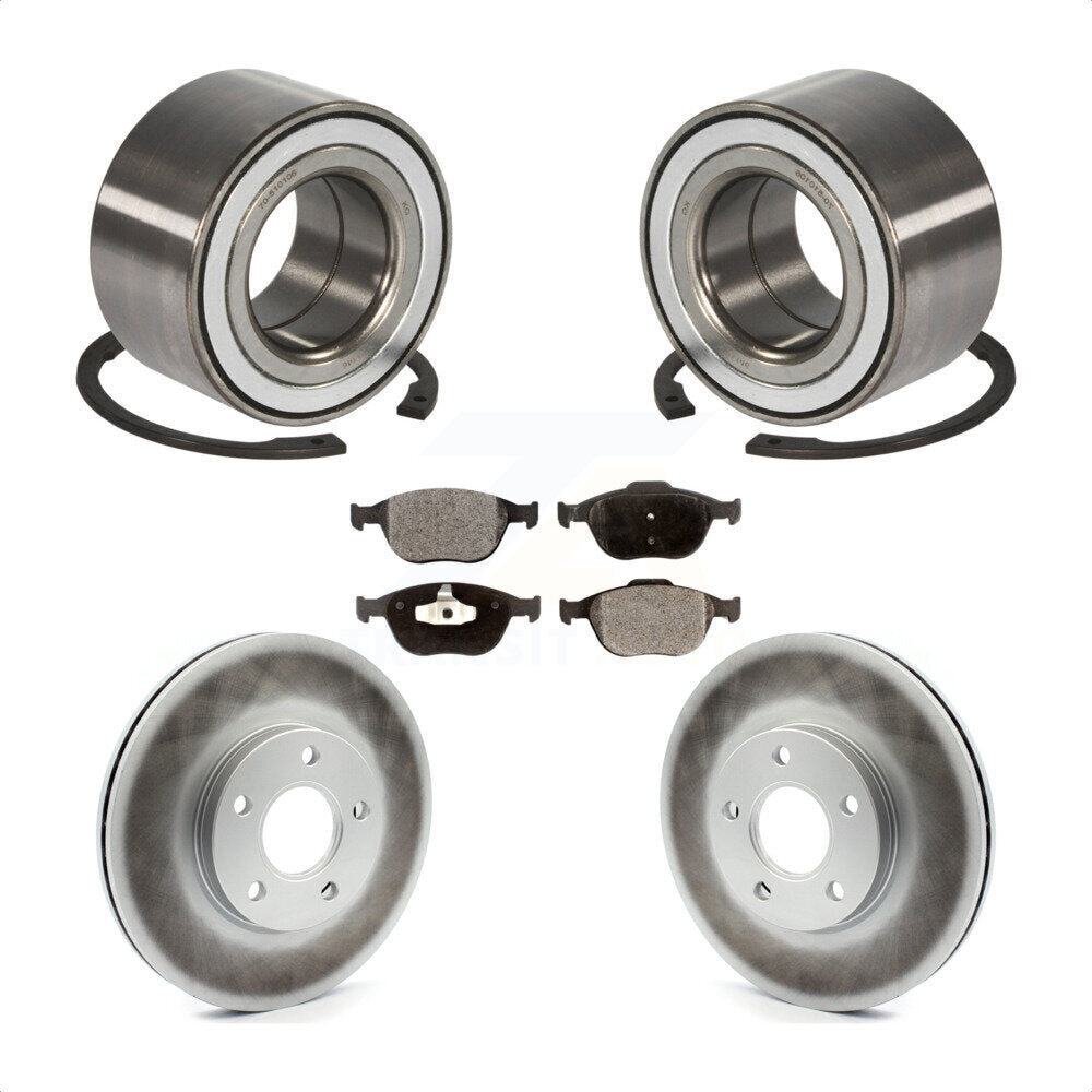 Kit de plaquettes de Rotor de frein, manteau de roulement de roue avant pour Ford Transit Connect 2010 – 2013