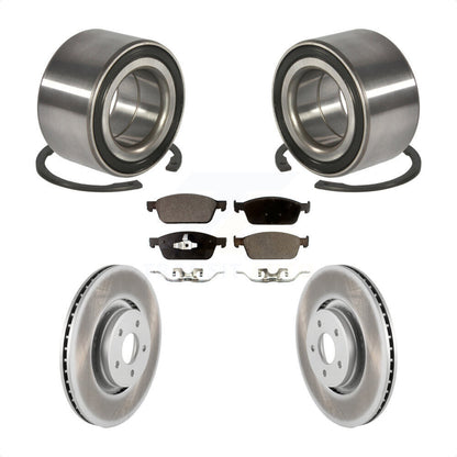Kit de Rotor et de plaquettes de frein à disque revêtu de roulement de roue avant, pour Ford Focus Lincoln MK