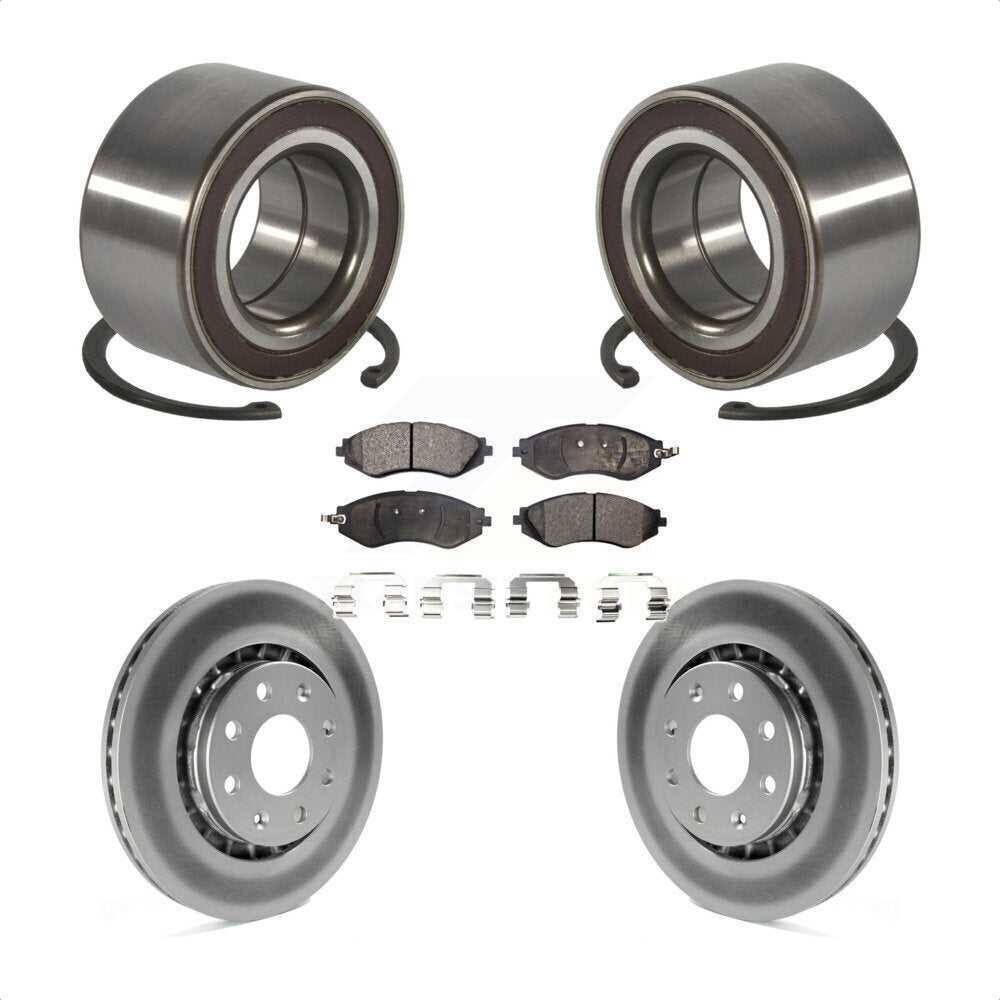 Kit de plaquettes de rotor de frein revêtues de roulement de roue avant, pour Chevrolet Spark E 2014 – 2016