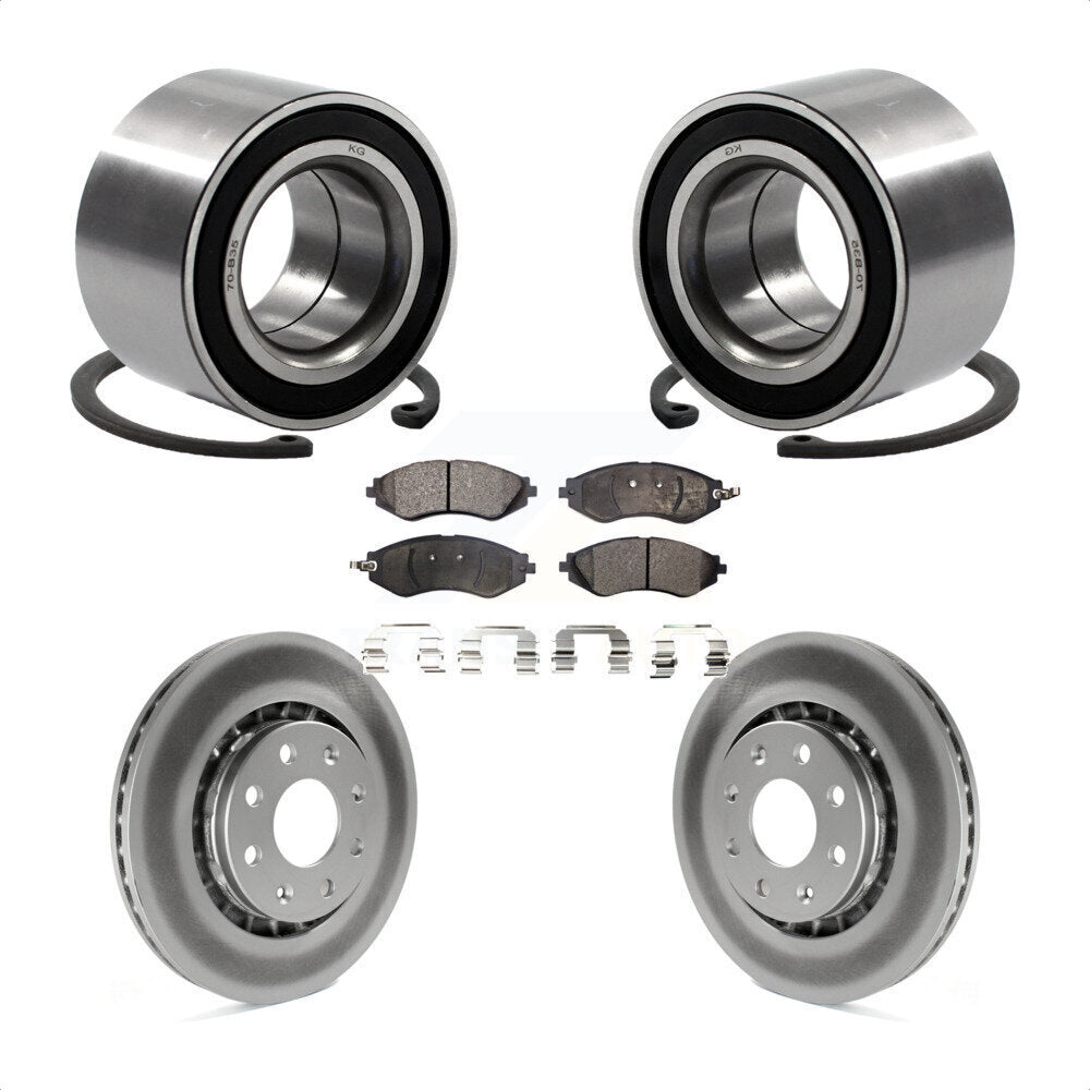 Kit de plaquettes de Rotor de frein, manteau de roulement de roue avant, pour Chevrolet Aveo Pontiac Aveo5 G