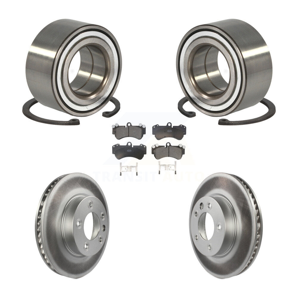 Kit de Rotor et plaquettes de frein revêtus de roulement de roue avant, pour Porsche Cayenne volkswagen