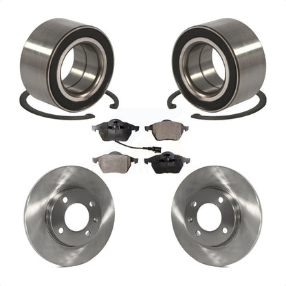 Kit de plaquettes de Rotor de frein à disque, roulement de roue avant, pour Volkswagen Jetta 2.8 1996 – 1998