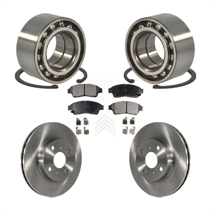 Kit de rotor et de plaquettes de frein pour roulement de roue avant, pour Toyota Corolla Geo Priz 1993 – 1997