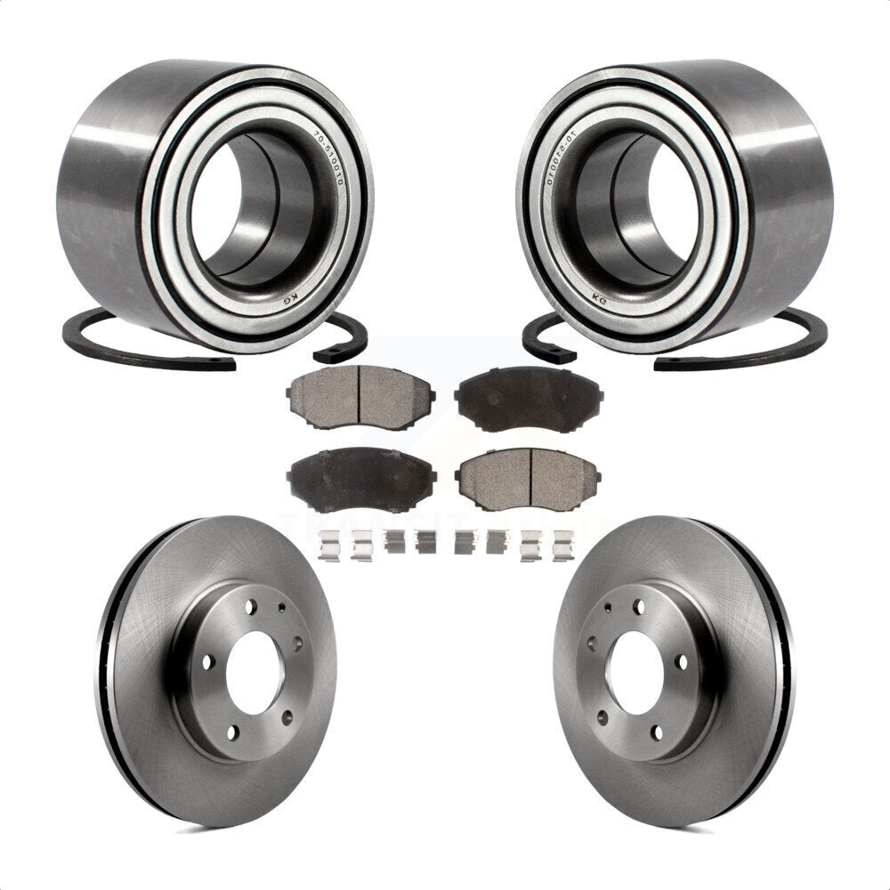 Kit de rotors et plaquettes de frein à disque de roulement de roue avant pour Mazda MPV 2000-2006