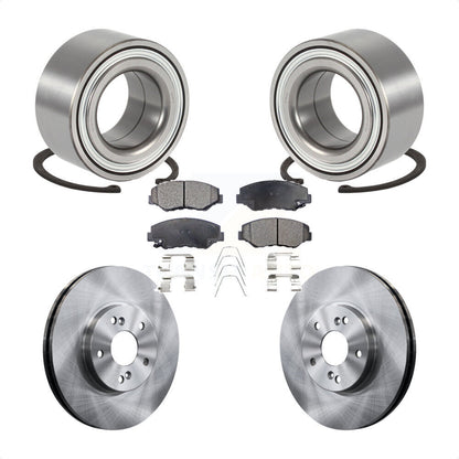 Kit de rotors et plaquettes de frein à disque de roulement de roue avant pour Honda Pilot 2003-2004