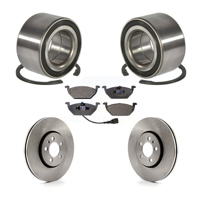 Kit de plaquettes de Rotor de frein à disque, roulement de roue avant, pour Volkswagen Golf 2000 2001 2.0