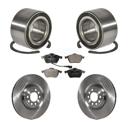 Kit de Rotor et de plaquettes de frein à disque, roulement de roue avant, pour Volkswagen Jetta Golf Audi T