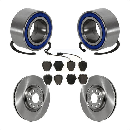 Kit de plaquettes de Rotor de frein à disque, roulement de roue avant, pour Audi A4 Turbocharge 2000 – 2001