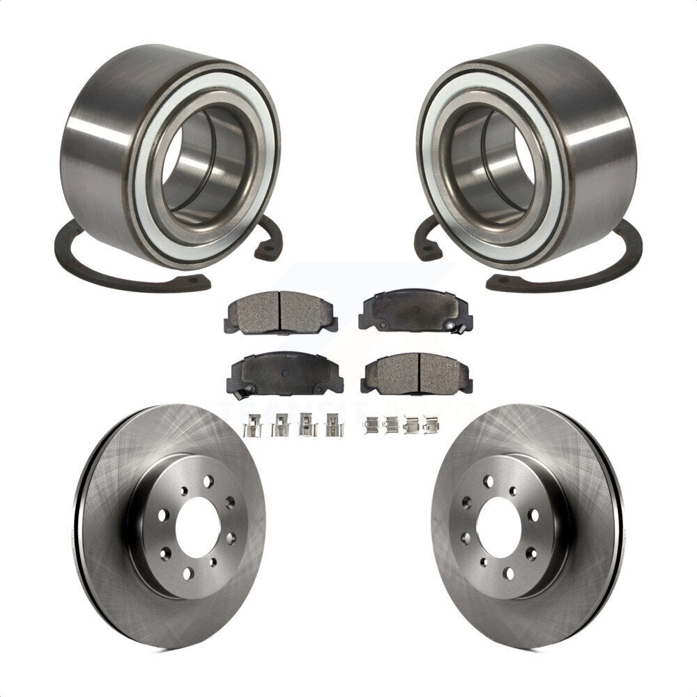 Kit de plaquettes de Rotor de frein, roulement de roue avant, pour Honda Civic LX 1997 avec 4 roues AB