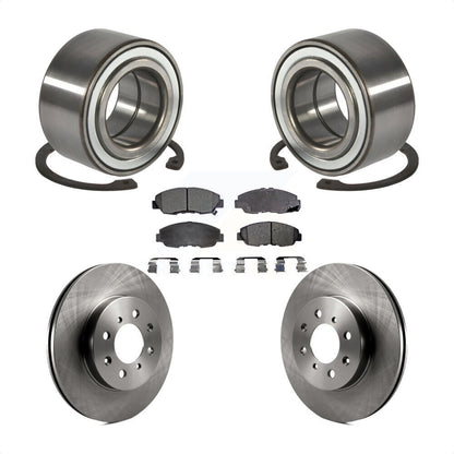 Kit de Rotors et plaquettes de frein à disque, roulement de roue avant, pour Honda Civic Acura EL