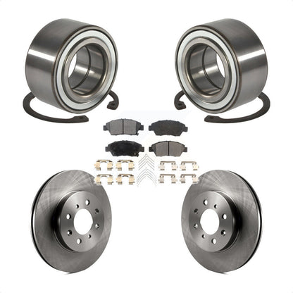 Kit de rotors et plaquettes de frein à disque de roulement de roue avant pour Honda Civic del Sol