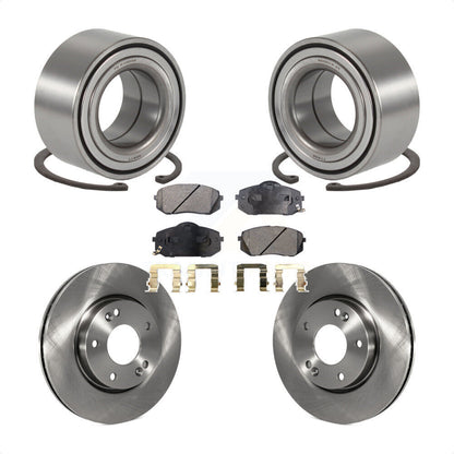 Kit de rotors et plaquettes de frein à disque de roulement de roue avant pour Kia Rondo 2010 – 2012