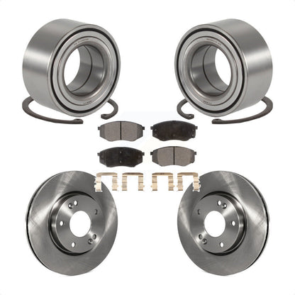 Kit de plaquettes de Rotor de frein à disque, roulement de roue avant, pour Hyundai Tucson Kia Sportage FW