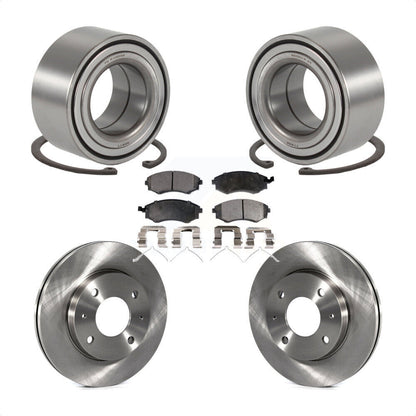 Kit de rotors et plaquettes de frein à disque, roulement de roue avant, pour Hyundai Sonata KBB-10222