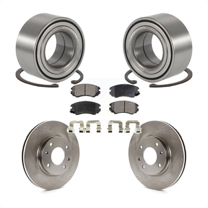 Kit de Rotor et de plaquettes de frein, roulement de roue avant, pour Hyundai Sonata Kia Optima Magenti