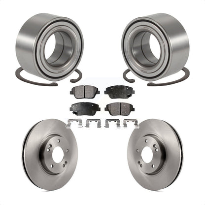 Kit de rotors et plaquettes de frein à disque, roulement de roue avant, pour Hyundai Sonata Kia Optim