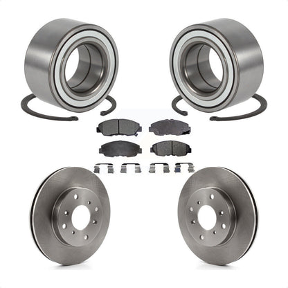 Kit de Rotor et de plaquettes de frein, roulement de roue avant, pour Honda Accord Sedan 98-02 avec 2.3
