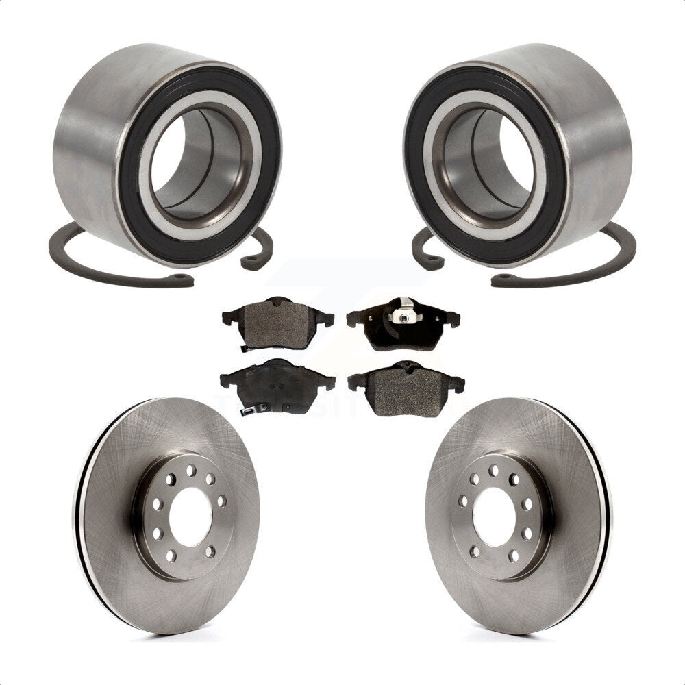 Kit de Rotor et plaquettes de frein, roulement de roue avant, pour Saab Saturn 9-3 L200 L300 9-5 L10