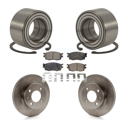 Kit de rotor et de plaquettes de frein à disque de roulement de roue avant pour Hyundai Accent Hatchbac 2006