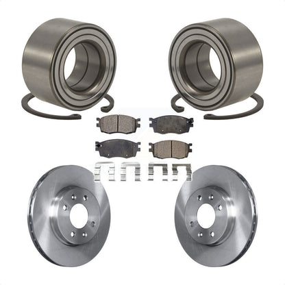 Kit de Rotor et de plaquettes de frein à disque, roulement de roue avant, pour Hyundai Accent Kia Rio Rio