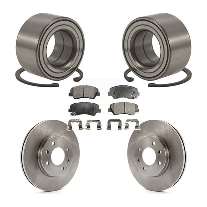 Kit de rotors et plaquettes de frein à disque de roulement de roue avant pour Hyundai Accent 2012 – 2017