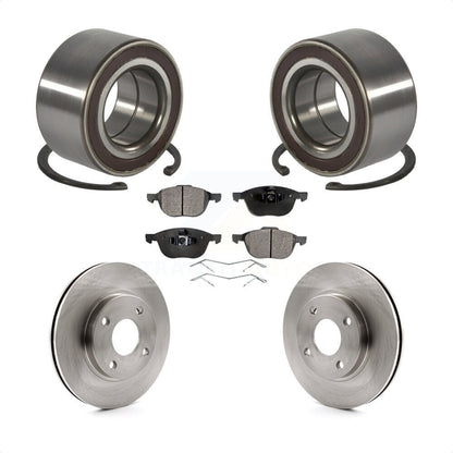 Kit de rotor et de plaquettes de frein à disque, roulement de roue avant, pour Ford Focus 2004 à partir de 04 05