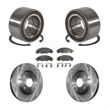 Kit de rotors et plaquettes de frein à disque de roulement de roue avant pour Ford Focus 2008-2011