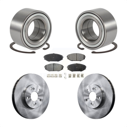 Kit de rotors et plaquettes de frein à disque de roulement de roue avant pour Honda Odyssey 1999-2004