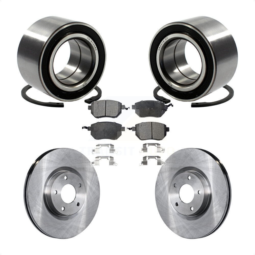 Kit de rotors et plaquettes de frein à disque de roulement de roue avant pour Nissan Altima Maxima