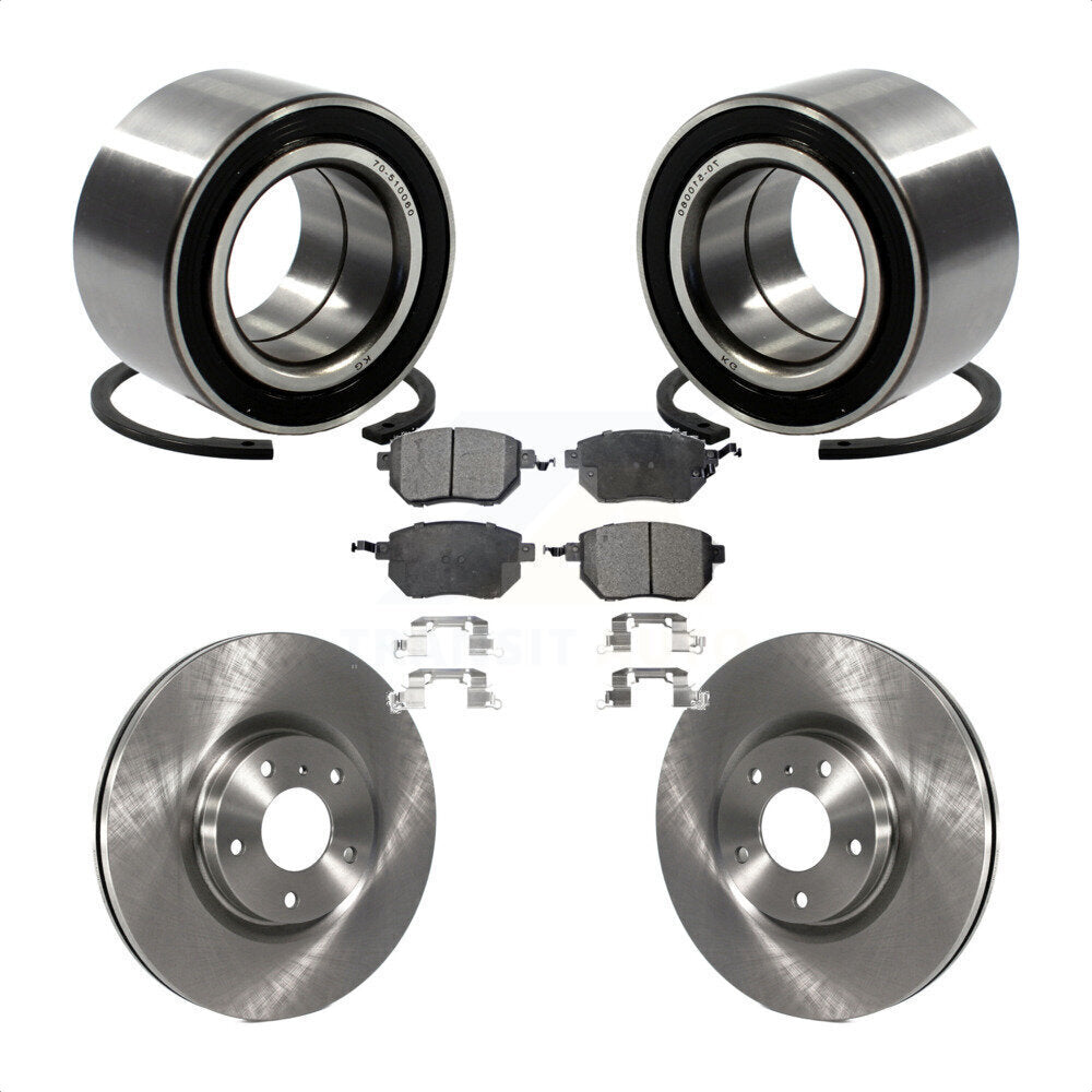 Kit de rotors et plaquettes de frein à disque de roulement de roue avant pour Nissan Altima Maxima
