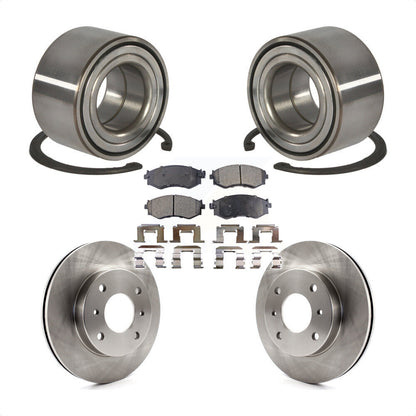 Kit de rotors et plaquettes de frein à disque, roulement de roue avant, pour Nissan Sentra 1,8 l