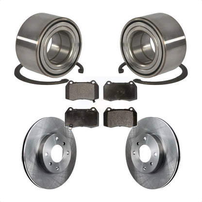 Kit de plaquettes de Rotor de frein, roulement de roue avant, pour Nissan Sentra avec étrier à 4 pistons
