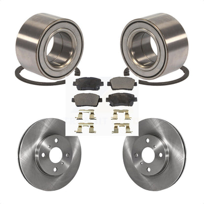 Kit de rotors et plaquettes de frein à disque de roulement de roue avant pour Scion xB xA 2004-2006